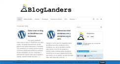 Desktop Screenshot of bloglanders.com
